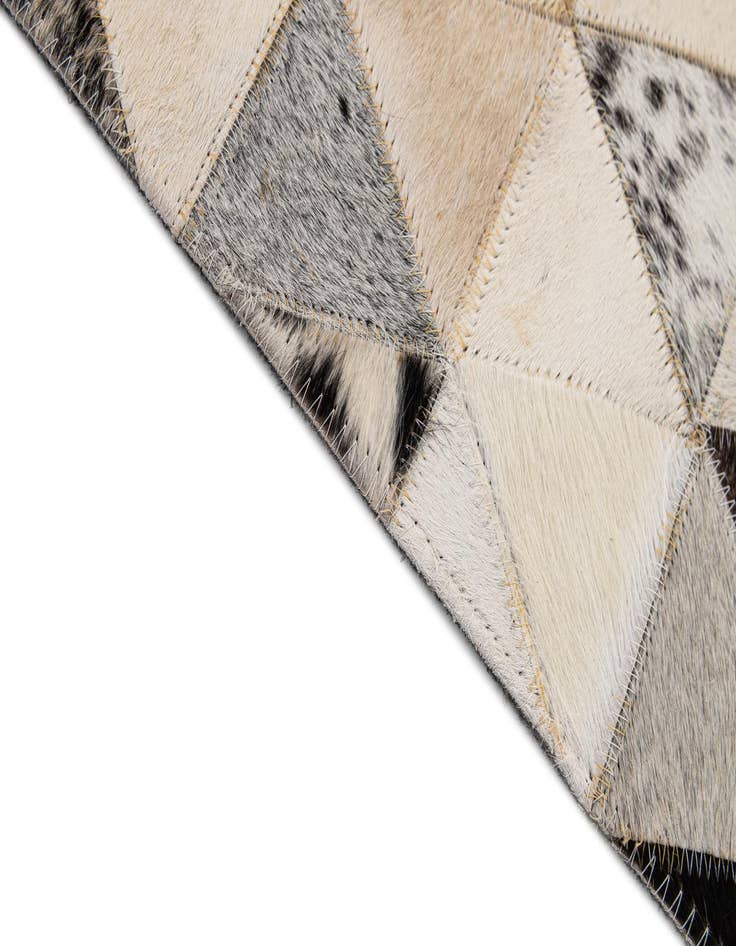 Detail image of  8' x 9' 10 Cowhide - Patchwork Rug