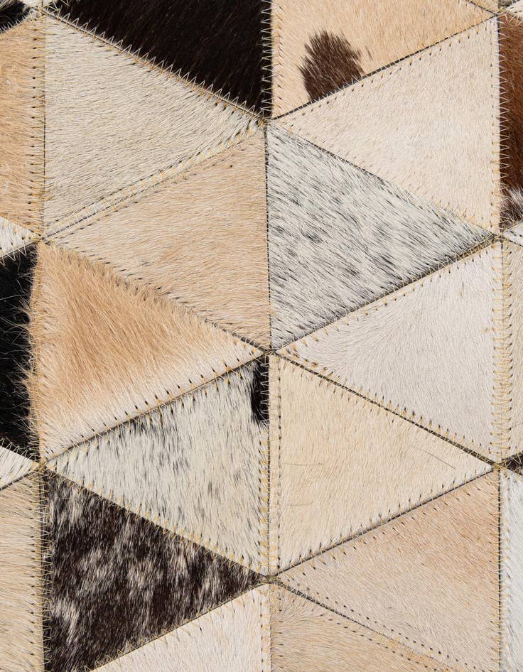 Detail image of  8' x 9' 10 Cowhide - Patchwork Rug