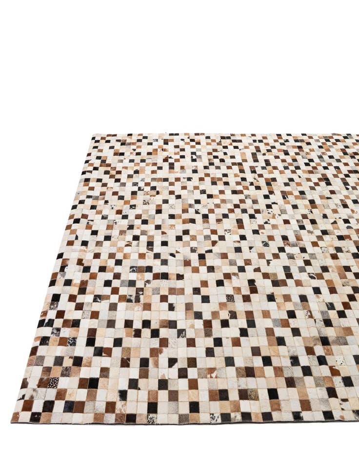 Detail image of  8' x 9' 11 Cowhide - Patchwork Rug