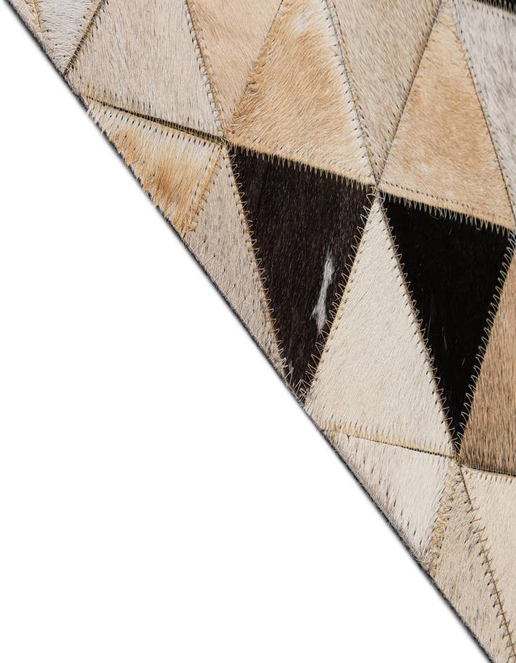 Detail image of  8' x 9' 10 Cowhide - Patchwork Rug