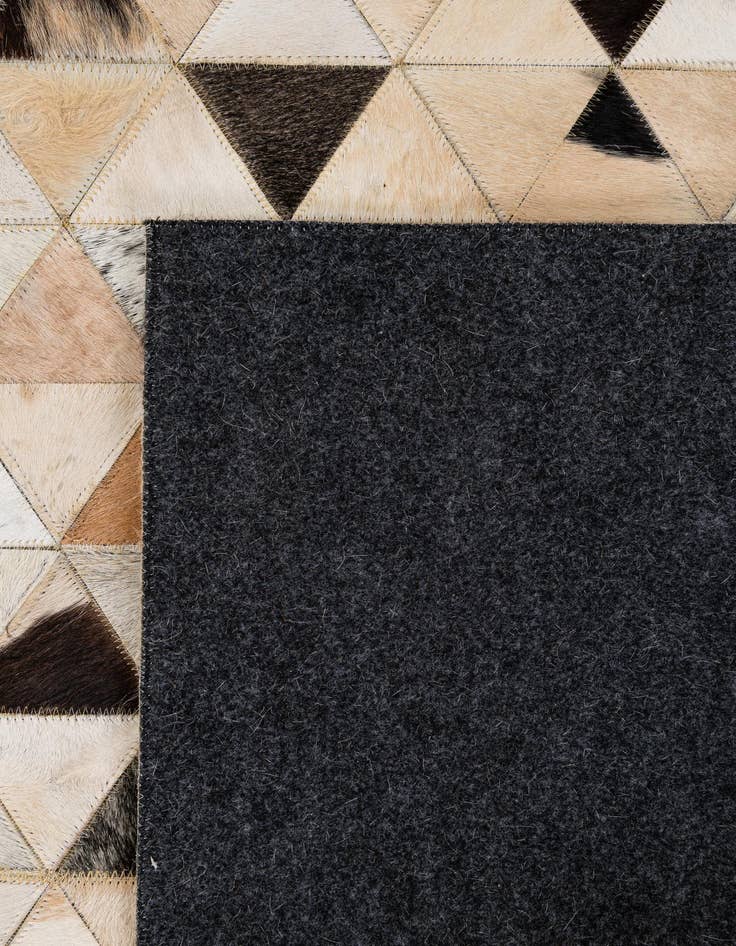 Detail image of  8' x 9' 10 Cowhide - Patchwork Rug