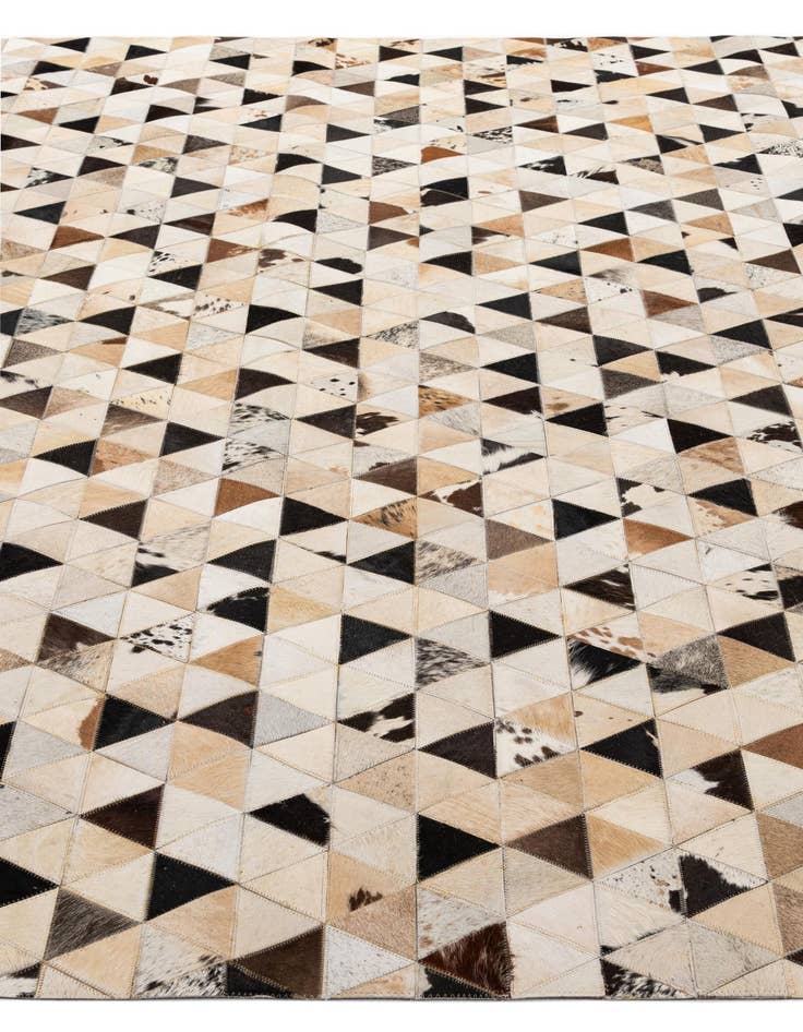 Detail image of  8' x 9' 10 Cowhide - Patchwork Rug