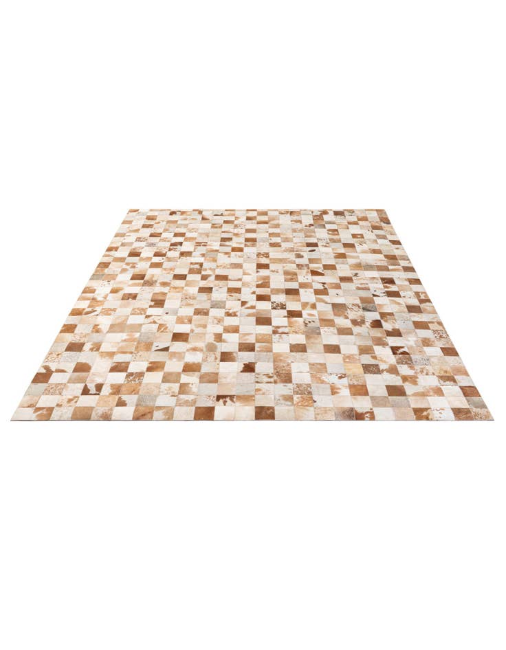 Detail image of  8' x 9' 11 Cowhide - Patchwork Rug