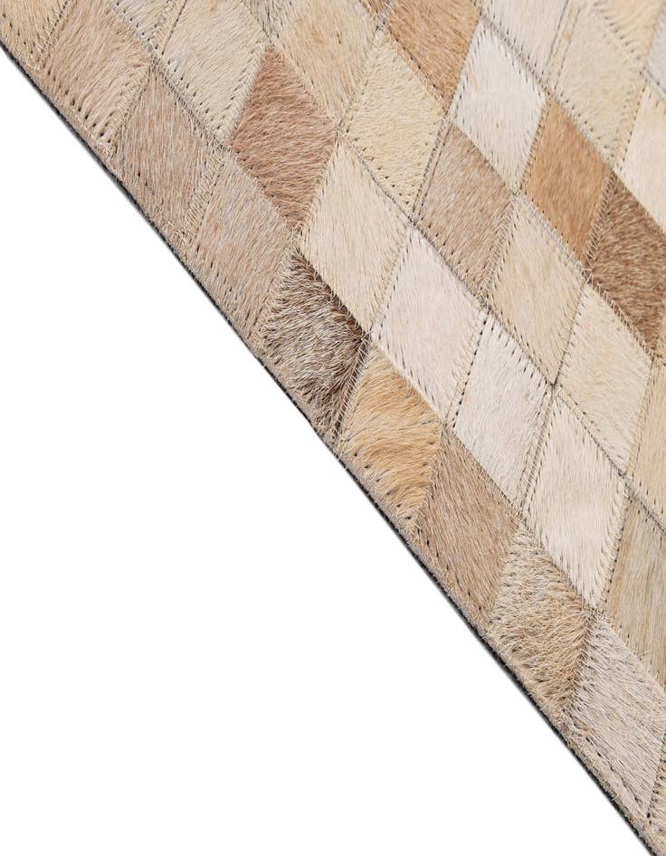 Detail image of  8' 1 x 10' Cowhide - Patchwork Rug
