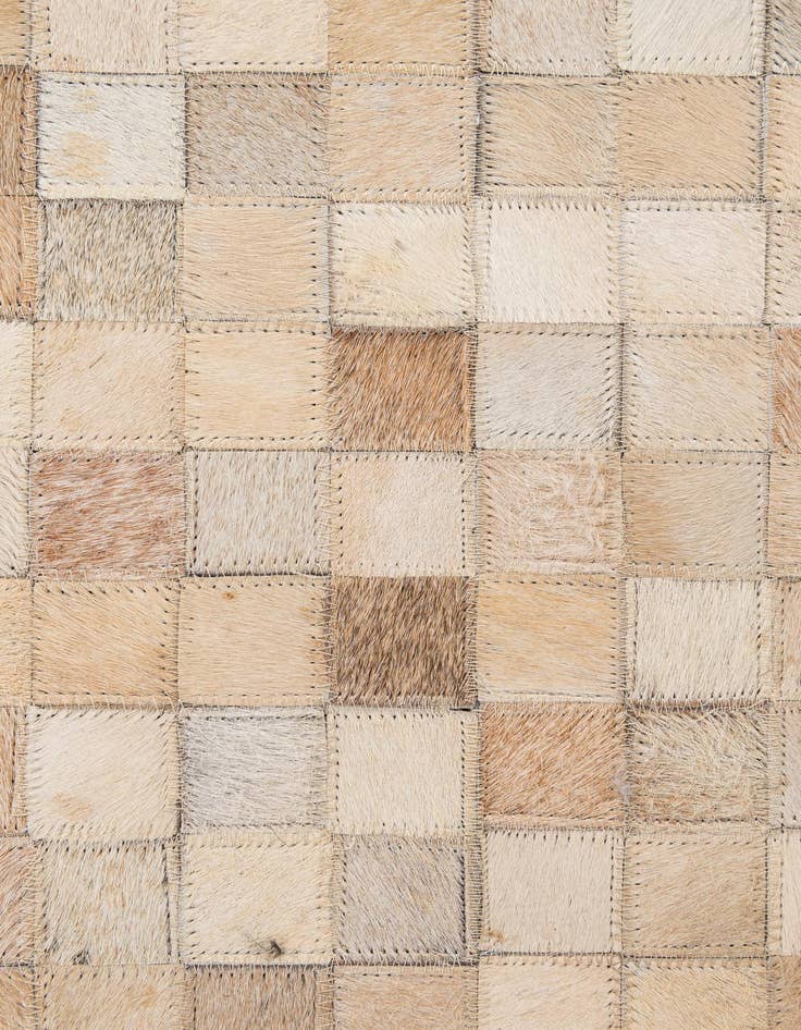 Detail image of  8' 1 x 10' Cowhide - Patchwork Rug