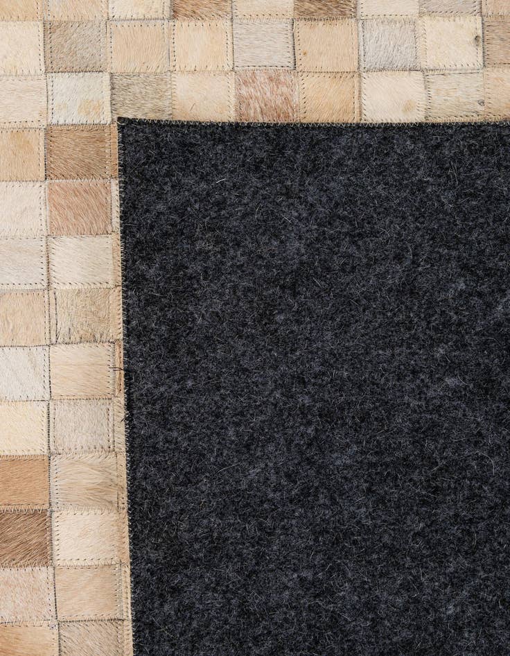 Detail image of  8' 1 x 10' Cowhide - Patchwork Rug