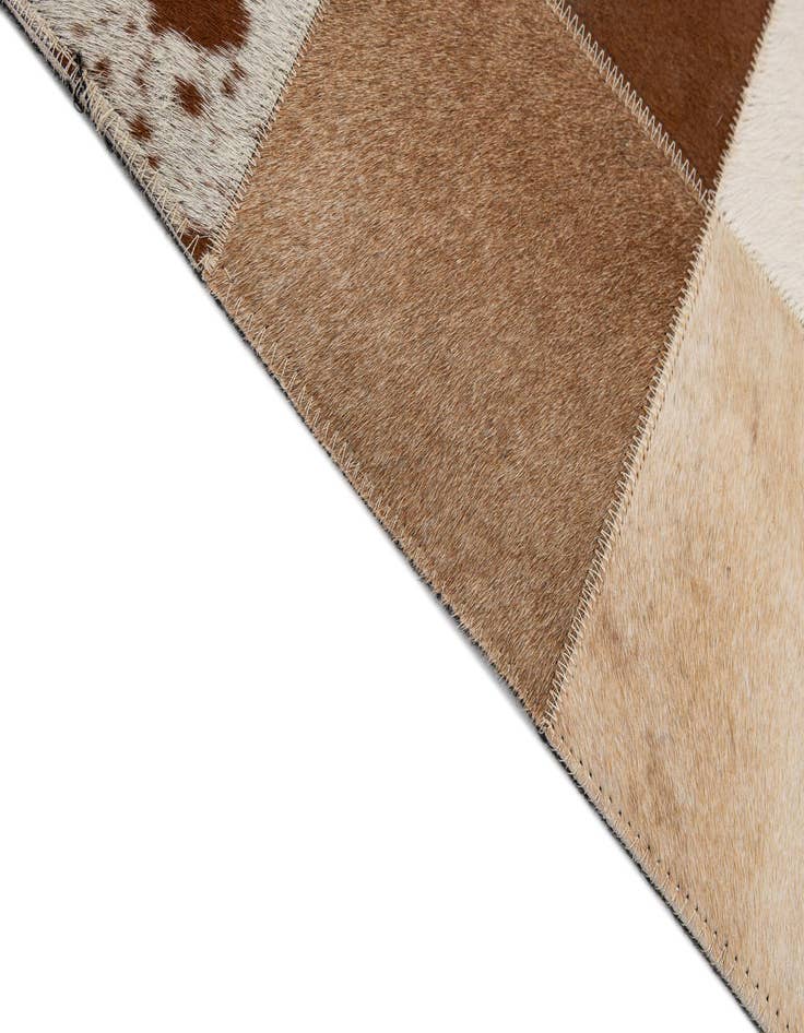 Detail image of  7' 11 x 9' 11 Cowhide - Patchwork Rug