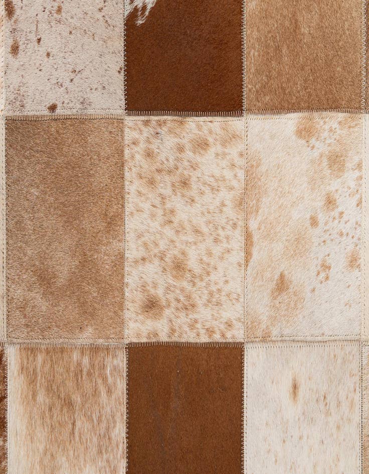 Detail image of  7' 11 x 9' 11 Cowhide - Patchwork Rug