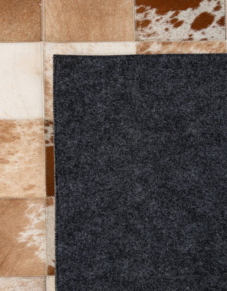 Detail image of  7' 11 x 9' 11 Cowhide - Patchwork Rug