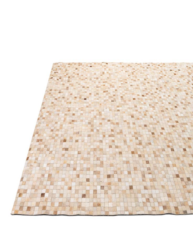 Detail image of  8' 2 x 10' Cowhide - Patchwork Rug