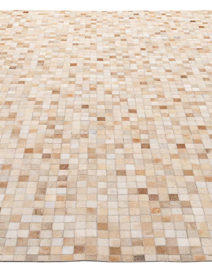 Detail image of  8' 2 x 10' Cowhide - Patchwork Rug