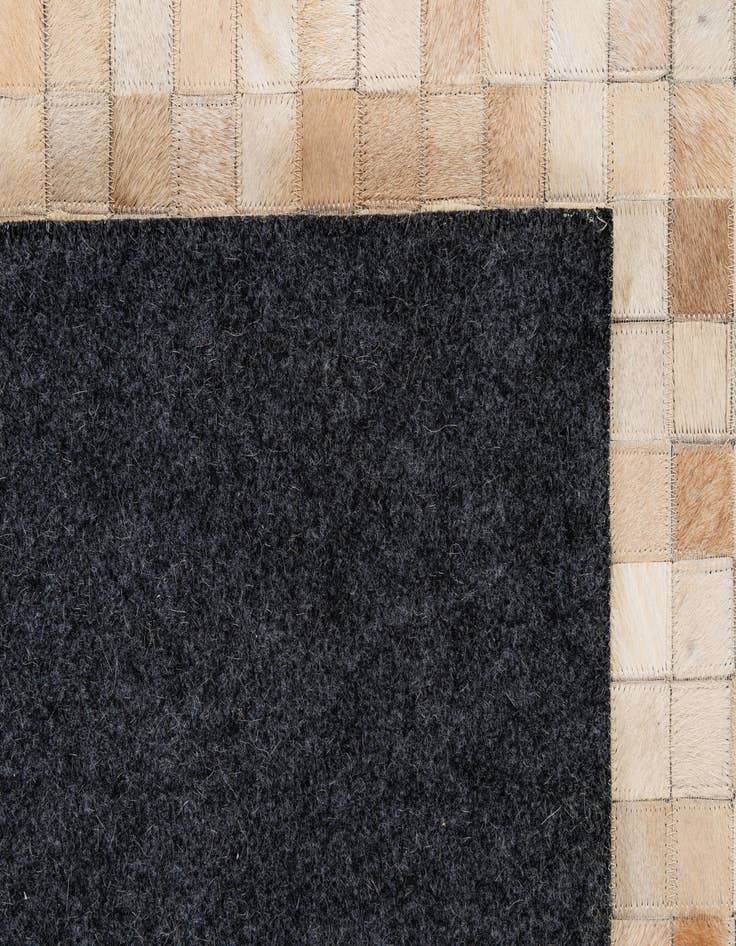 Detail image of  8' 2 x 10' Cowhide - Patchwork Rug