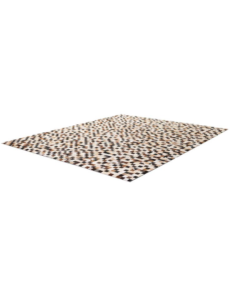 Detail image of  8' 2 x 9' 11 Cowhide - Patchwork Rug