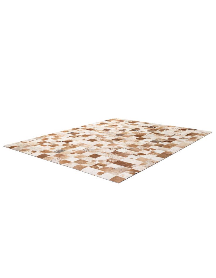 Detail image of  8' 1 x 9' 11 Cowhide - Patchwork Rug