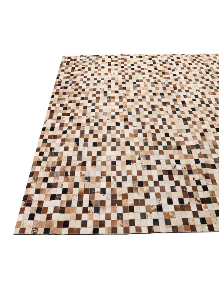 Detail image of  7' 11 x 9' 11 Cowhide - Patchwork Rug