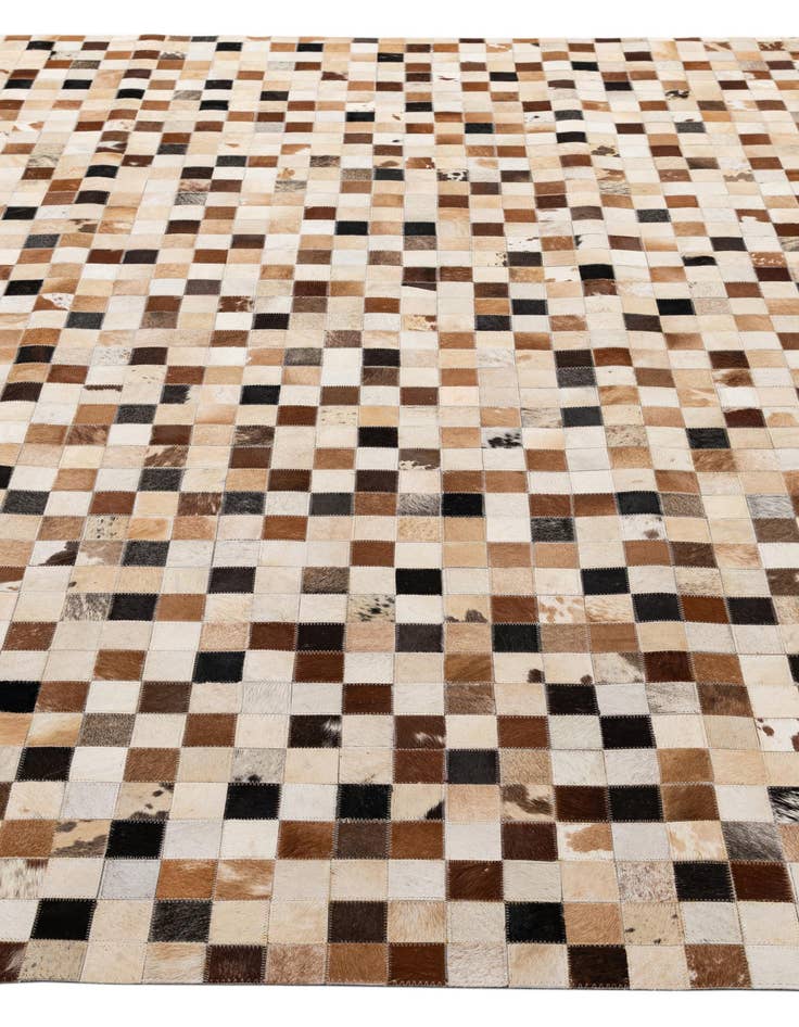 Detail image of  7' 11 x 9' 11 Cowhide - Patchwork Rug