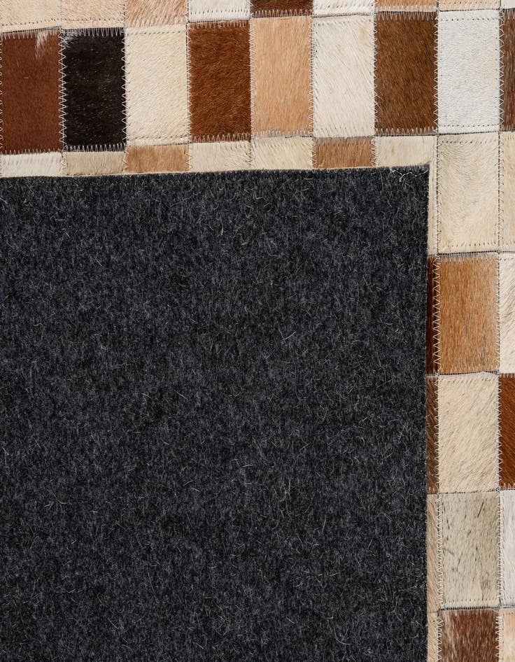Detail image of  7' 11 x 9' 11 Cowhide - Patchwork Rug