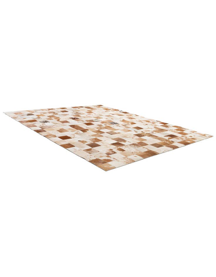 Detail image of  8' 1 x 9' 11 Cowhide - Patchwork Rug
