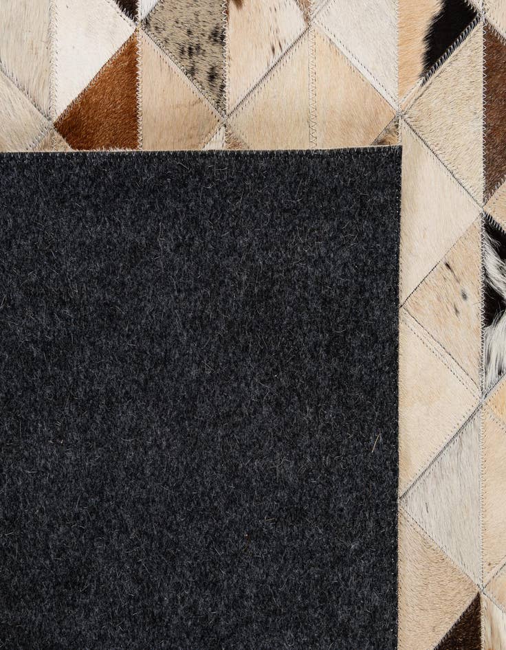Detail image of  8' x 9' 10 Cowhide - Patchwork Rug