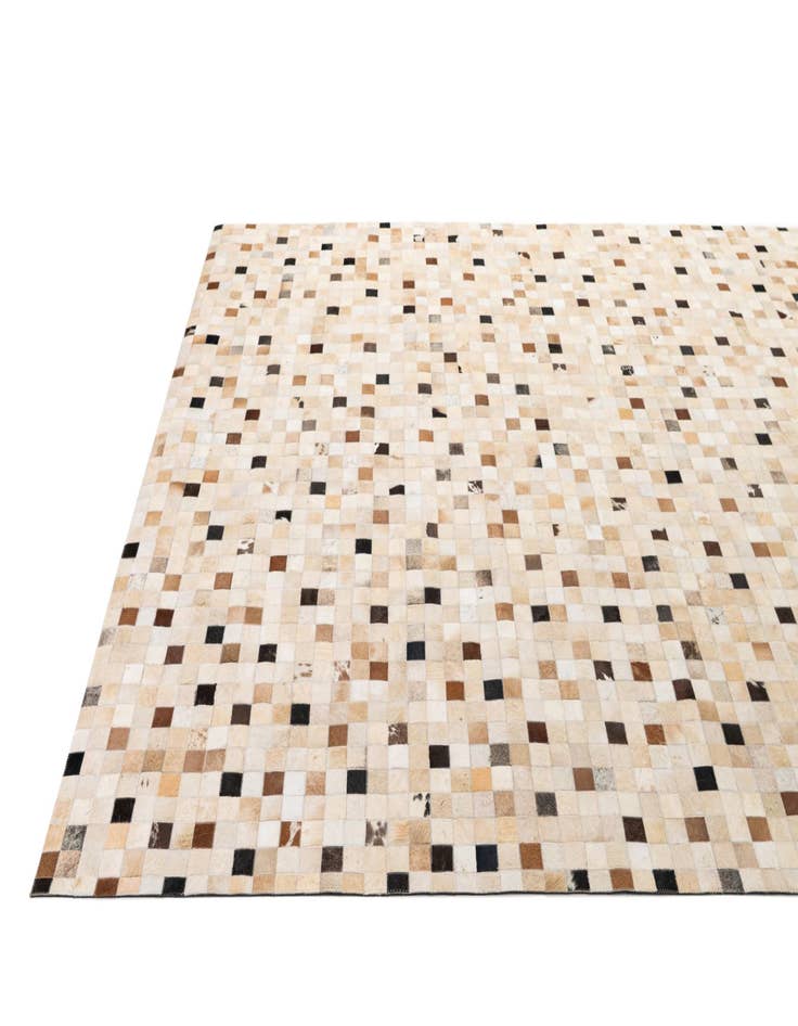 Detail image of  8' x 9' 9 Cowhide - Patchwork Rug