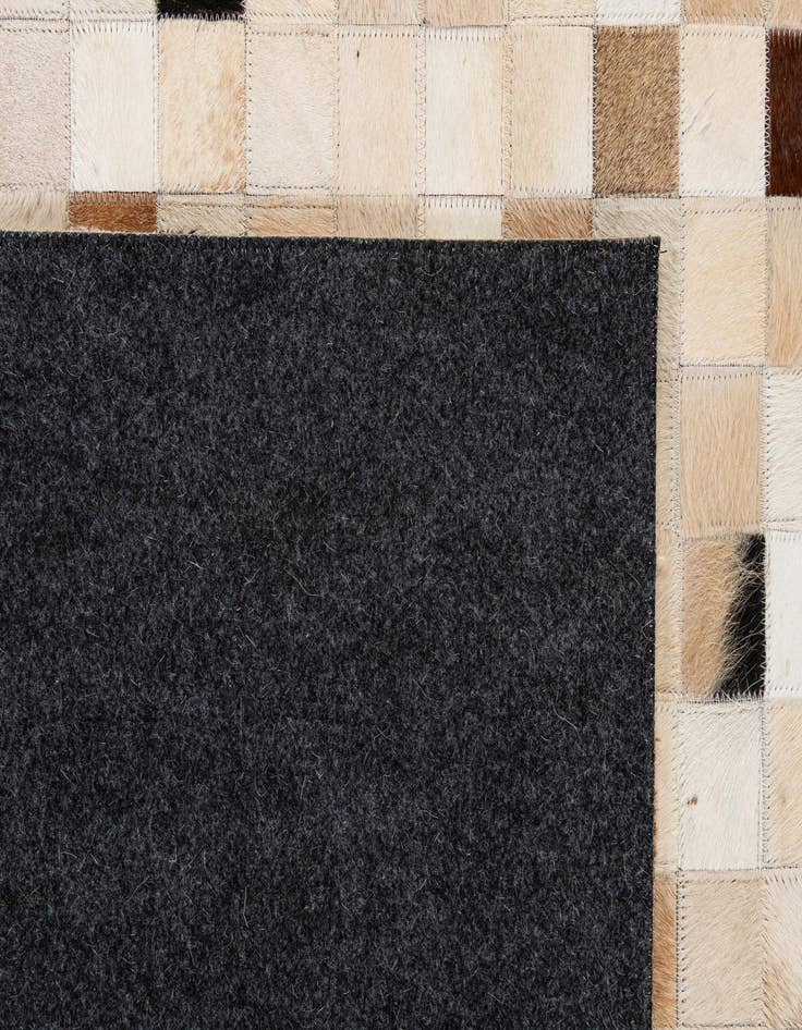 Detail image of  8' x 9' 9 Cowhide - Patchwork Rug