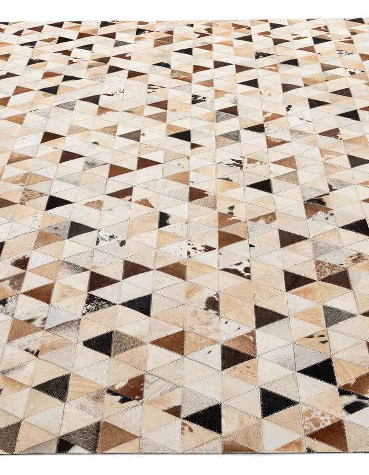 Detail image of  7' 11 x 9' 10 Cowhide - Patchwork Rug