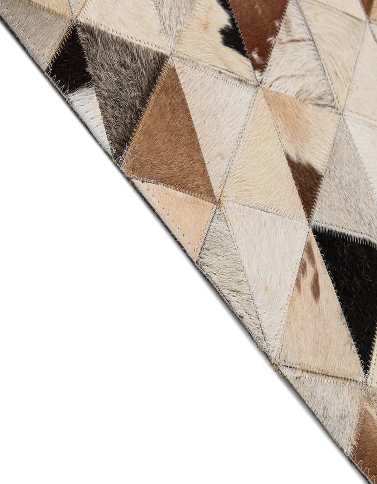Detail image of  7' 11 x 9' 10 Cowhide - Patchwork Rug