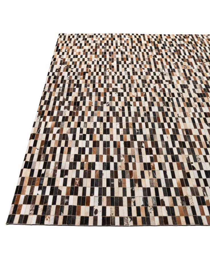 Detail image of  8' x 9' 10 Cowhide - Patchwork Rug