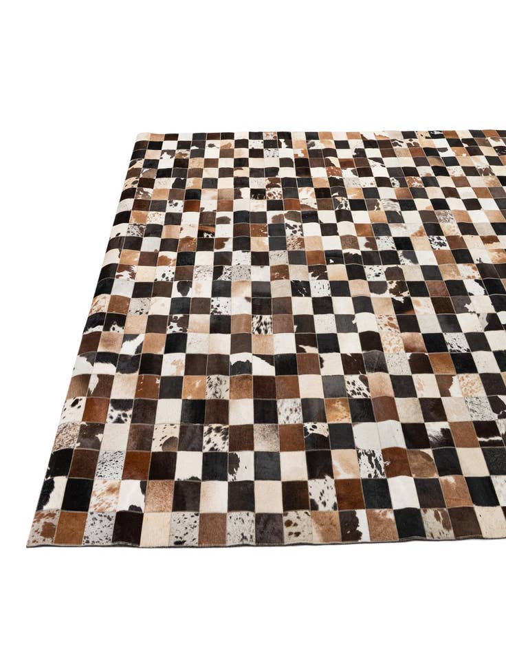 Detail image of  7' 11 x 9' 10 Cowhide - Patchwork Rug