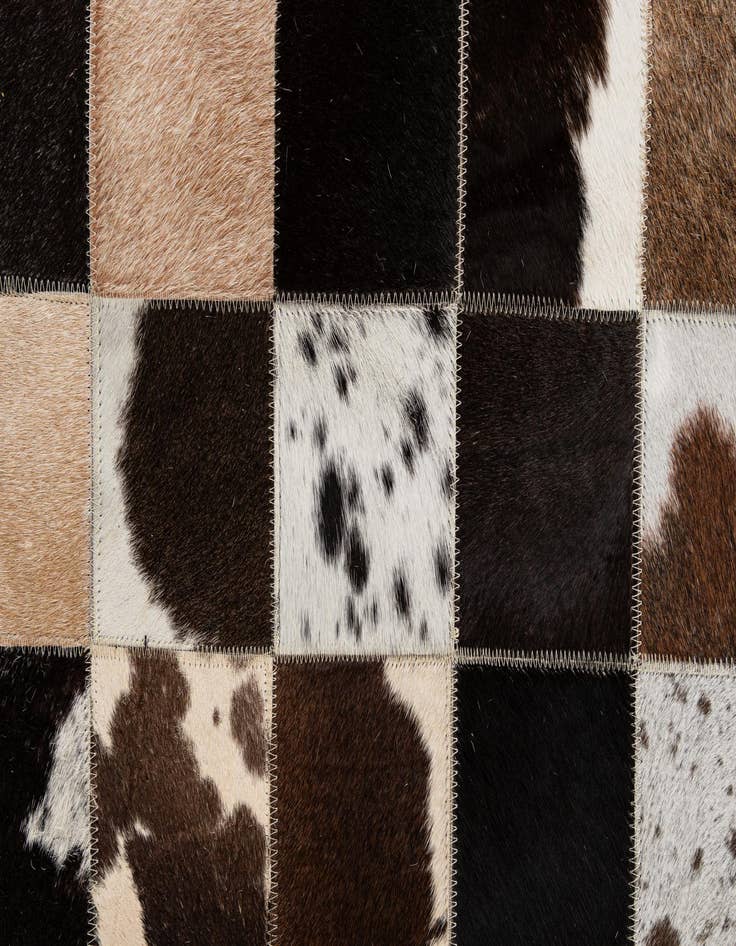 Detail image of  7' 11 x 9' 10 Cowhide - Patchwork Rug
