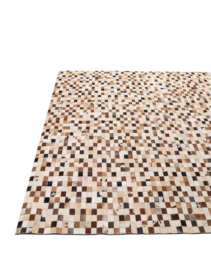 Detail image of  8' 1 x 10' Cowhide - Patchwork Rug