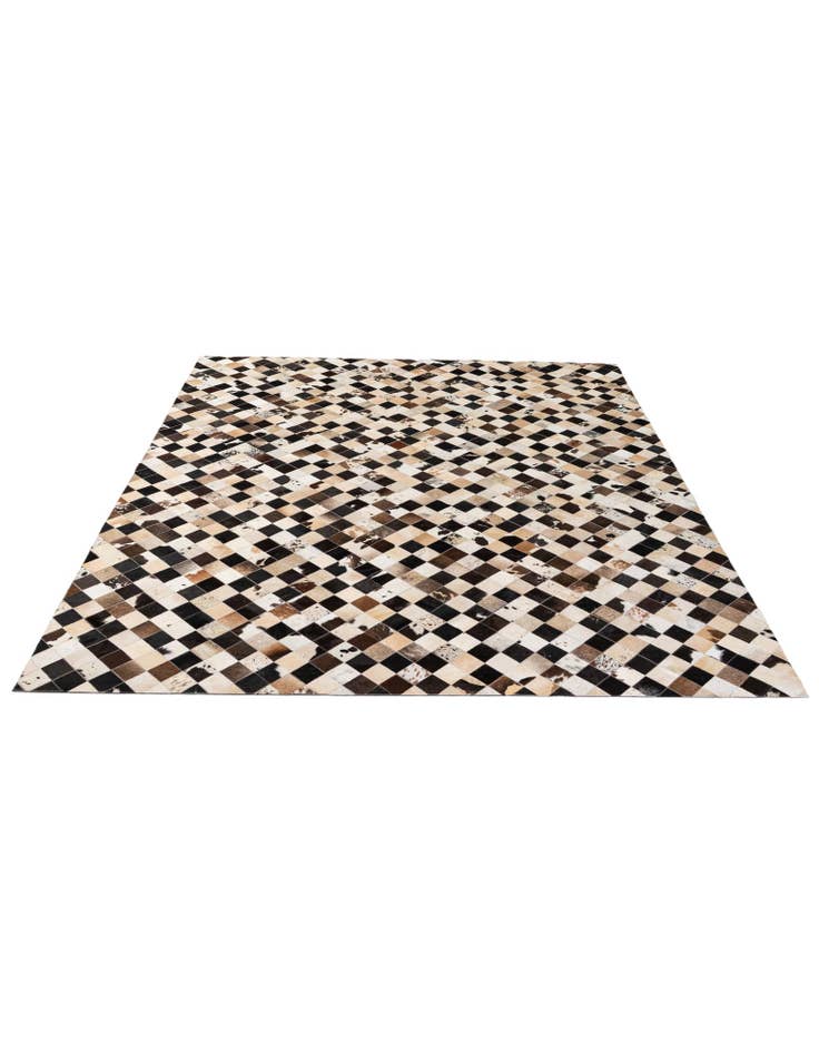 Detail image of  7' 11 x 9' 11 Cowhide - Patchwork Rug
