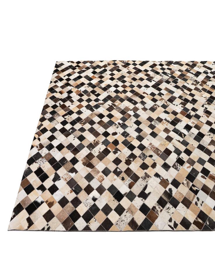 Detail image of  7' 11 x 9' 11 Cowhide - Patchwork Rug