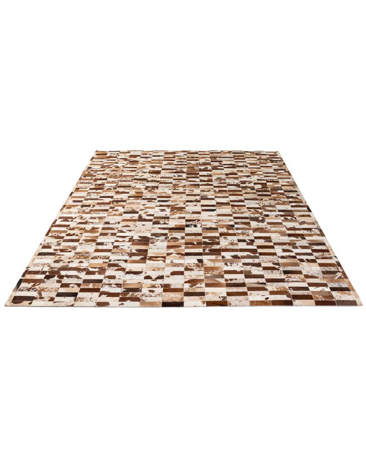 Detail image of  8' 2 x 10' Cowhide - Patchwork Rug