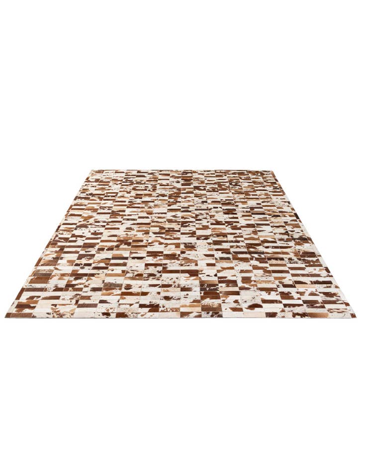 Detail image of  8' 3 x 9' 11 Cowhide - Patchwork Rug