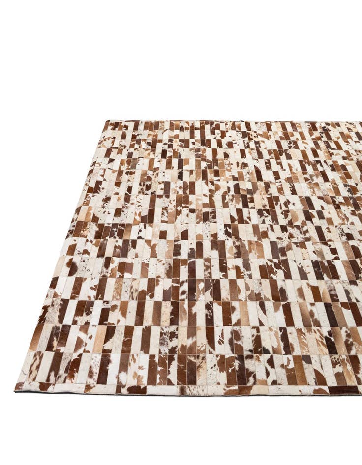Detail image of  8' 3 x 9' 11 Cowhide - Patchwork Rug