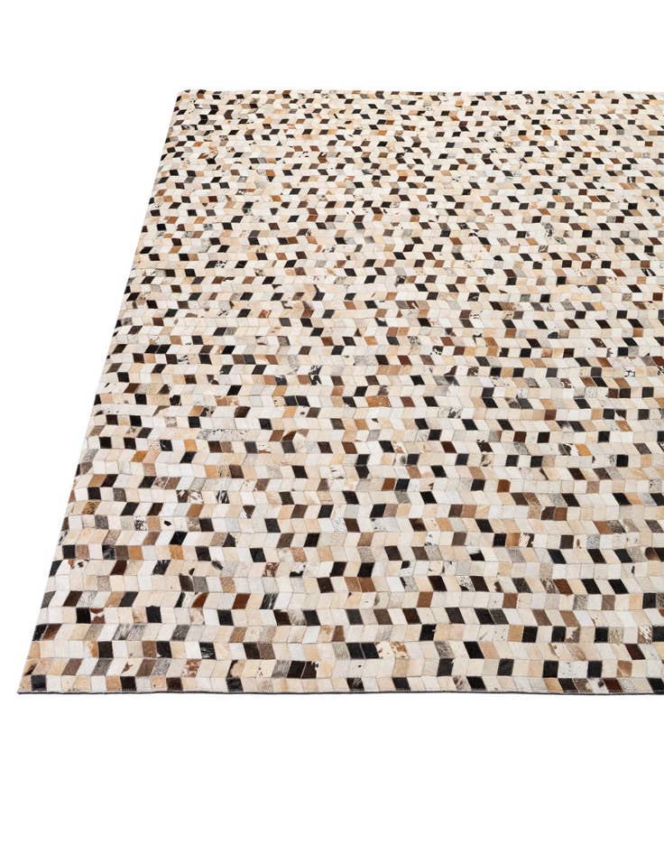 Detail image of  8' x 10' Cowhide - Patchwork Rug