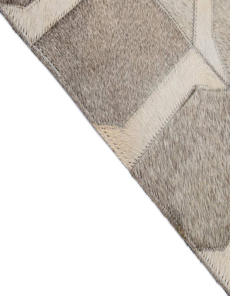 Detail image of  5' x 8' Cowhide - Patchwork Rug