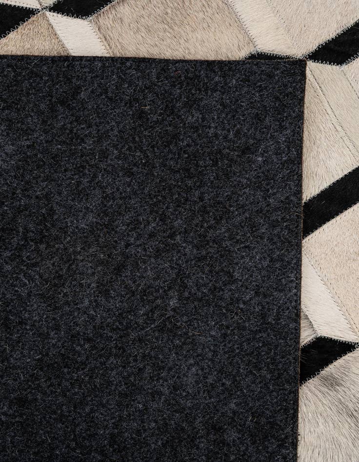 Detail image of  5' x 8' 1 Cowhide - Patchwork Rug