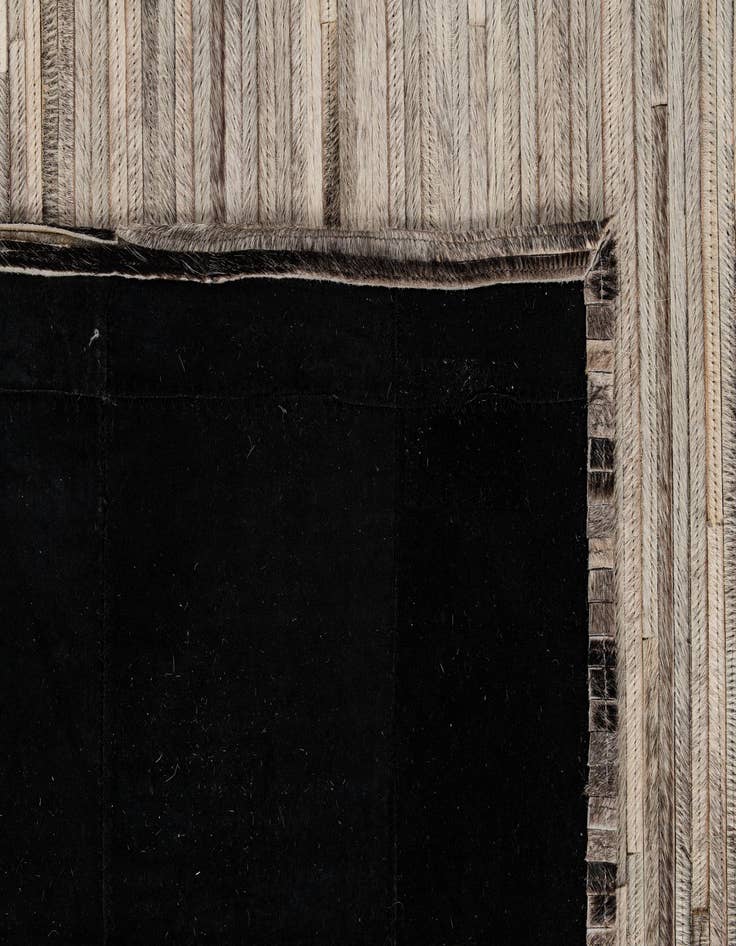 Detail image of  5' 4 x 7' 6 Cowhide - Patchwork Rug