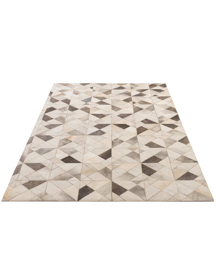 Detail image of  5' x 7' 11 Cowhide - Patchwork Rug