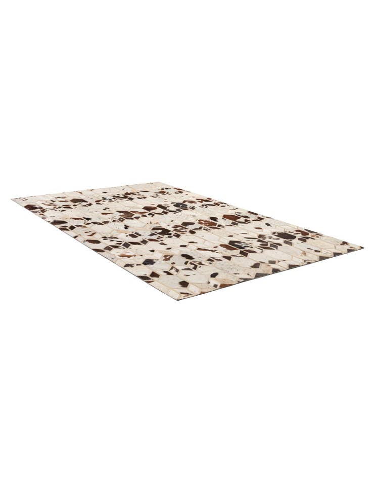 Detail image of  5' x 8' 2 Cowhide - Patchwork Rug