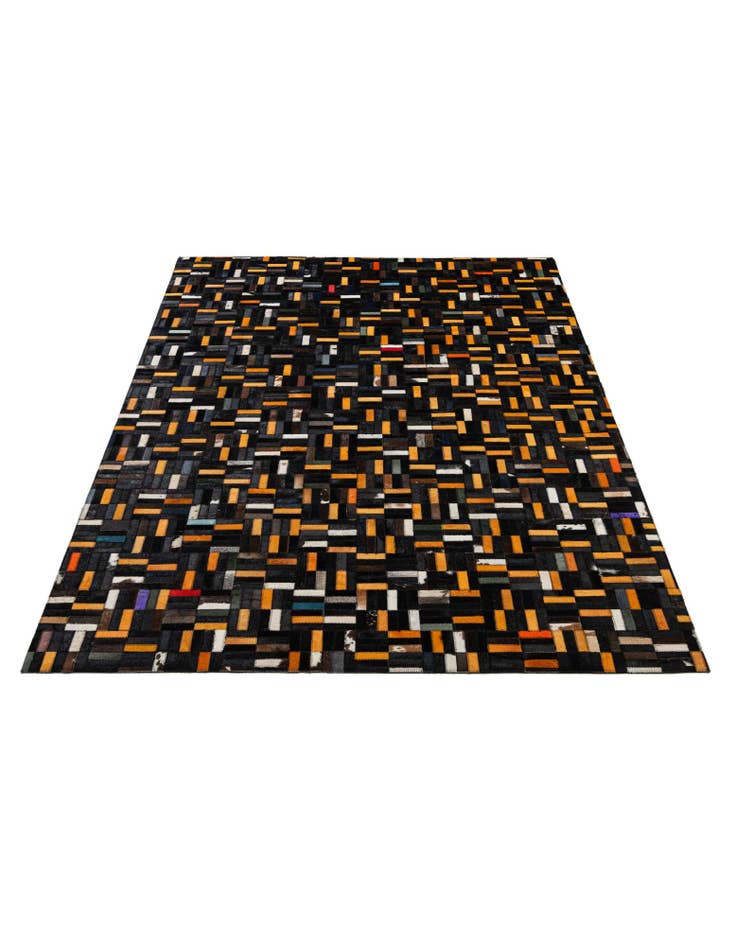 Detail image of  5' x 8' 1 Cowhide - Patchwork Rug