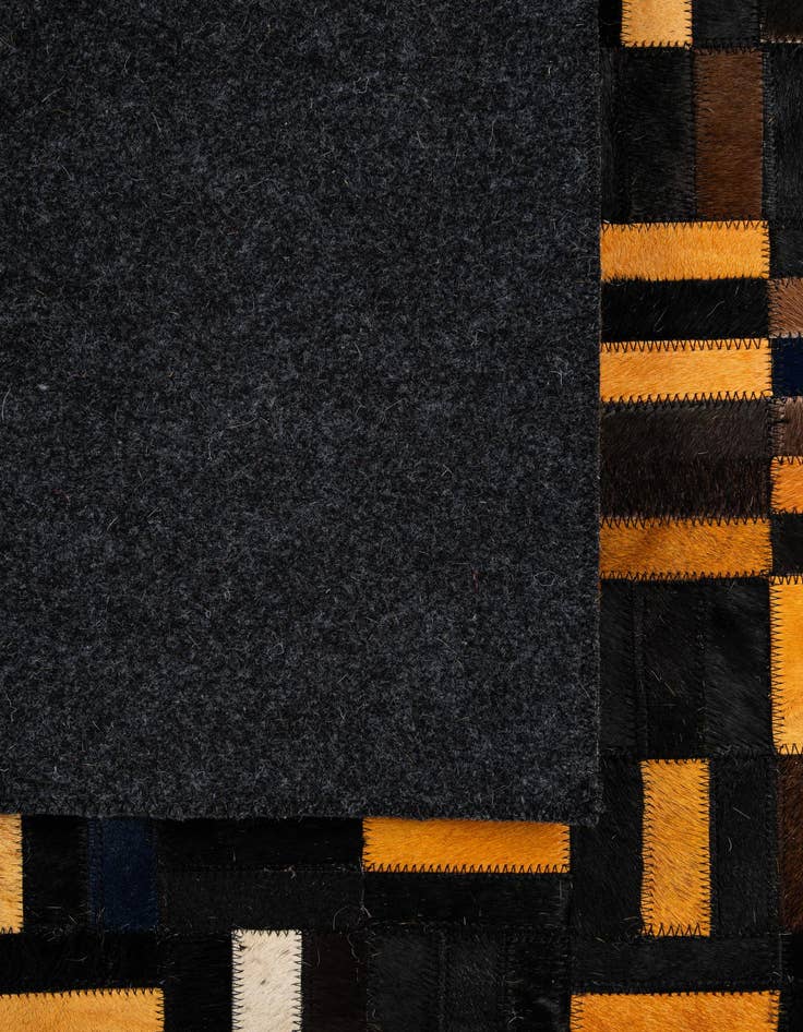 Detail image of  5' x 8' 1 Cowhide - Patchwork Rug