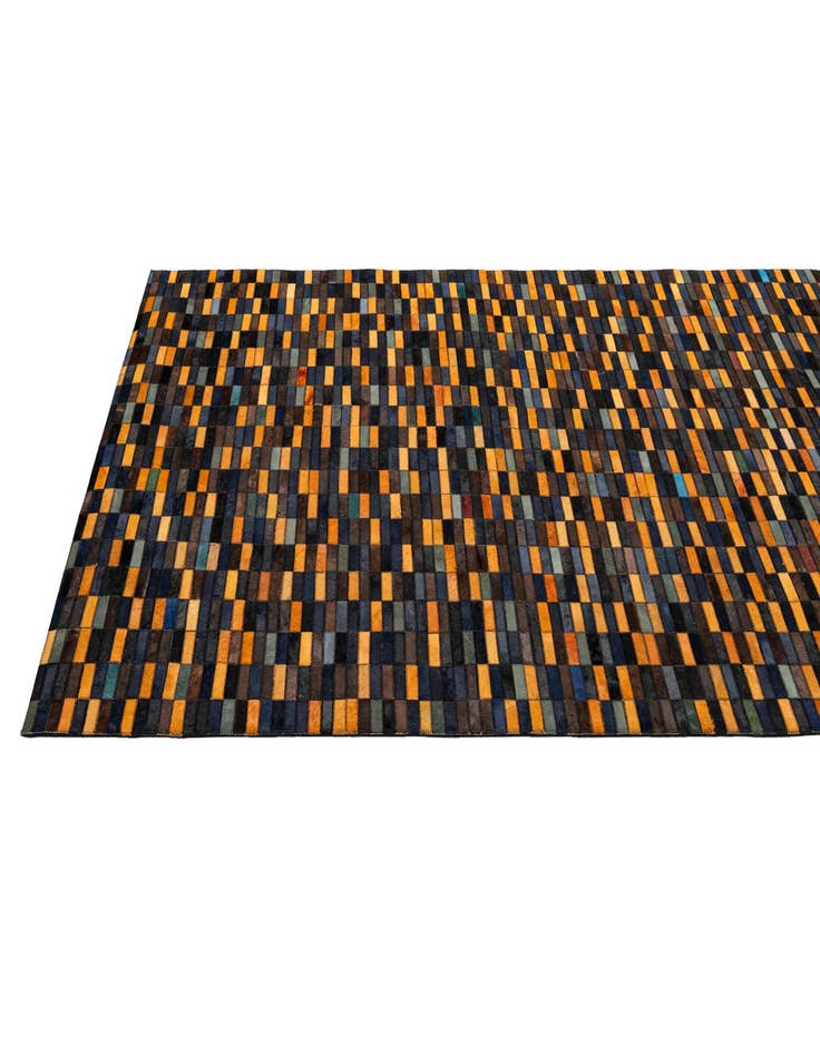 Detail image of  5' x 8' 1 Cowhide - Patchwork Rug