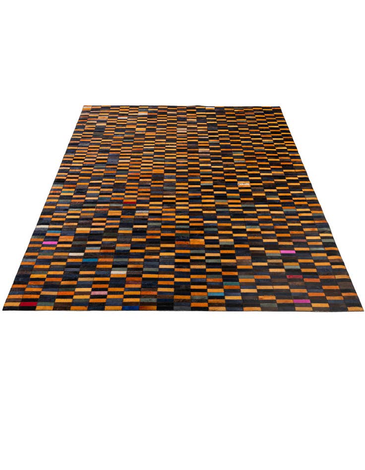 Detail image of  5' 3 x 7' 11 Cowhide - Patchwork Rug