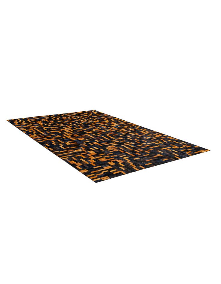 Detail image of  5' x 7' 11 Cowhide - Patchwork Rug