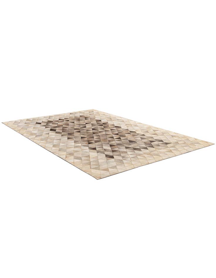 Detail image of  5' 1 x 7' 11 Cowhide - Patchwork Rug