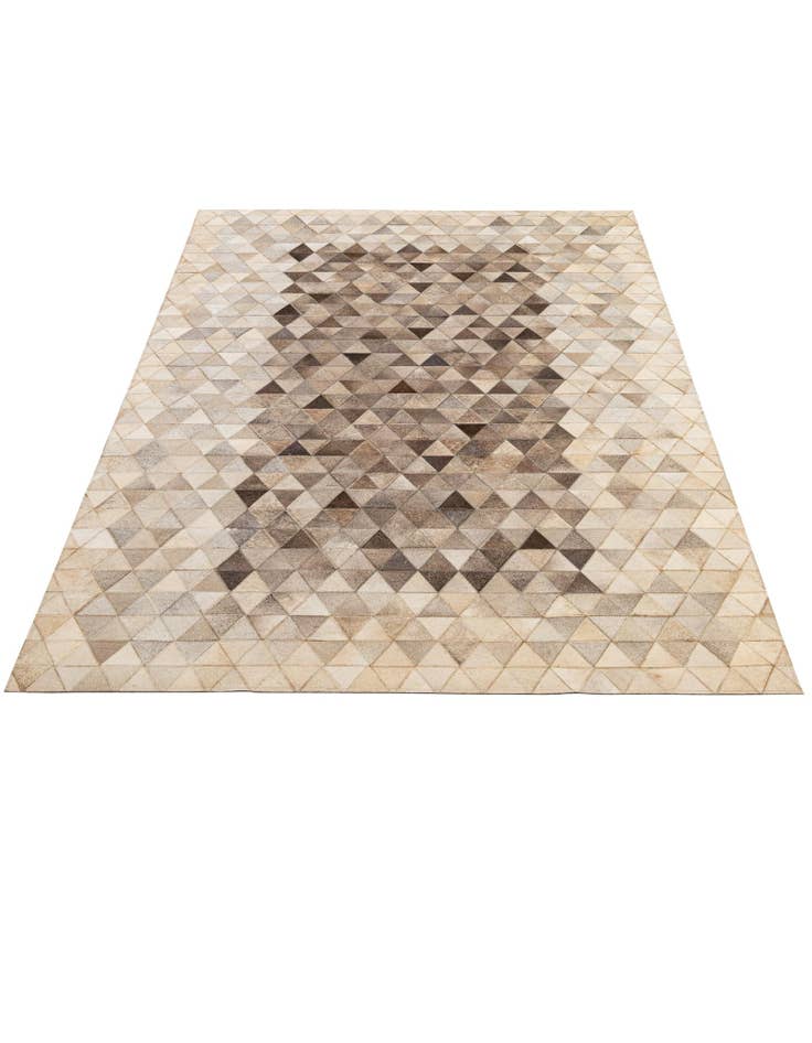 Detail image of  5' 1 x 7' 11 Cowhide - Patchwork Rug