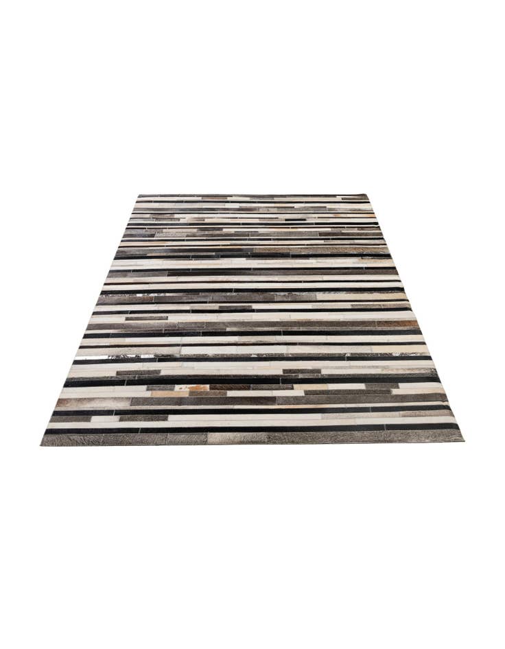 Detail image of  5' x 8' Cowhide - Patchwork Rug